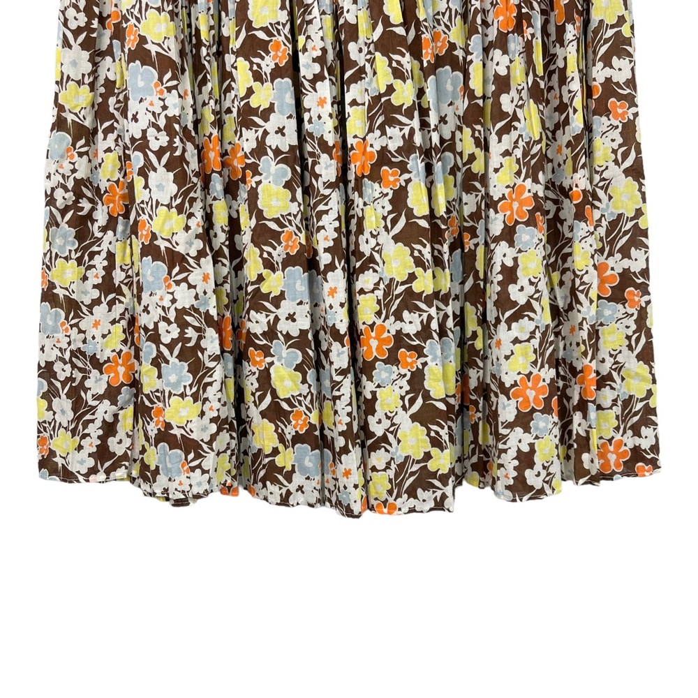 ♦️SOLD♦️ NWT Tory Burch Pleated Tie Waist Floral Print Skirt - Picture 9 of 13